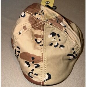 Angela & William Brown Camo Flat Cap Newsboy Hat Cotton iv2233 One Size NWT